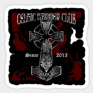 Celtic Cross - Viking Hammer Sticker